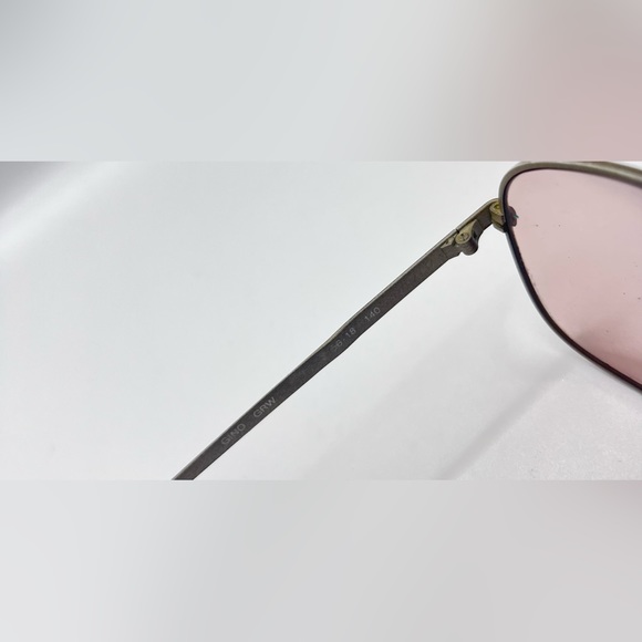 Vintage Viva Gino Black Gray Pilot Sunglasses Frames Only - Picture 8 of 8